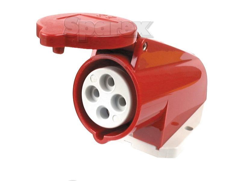 3 Phase Electrical Wall Mounted Socket, 16 Amps