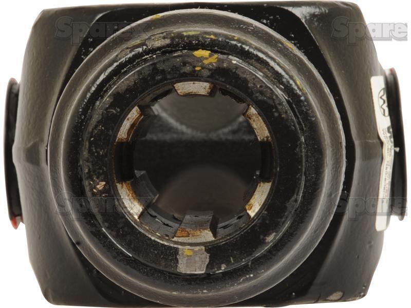 PTO Yoke - Quick Release With Auto Lock (U/J Size: 33.3 x 110.7 & 39.9 x 94.5mm) Size: 1 3/8''-6 Spline