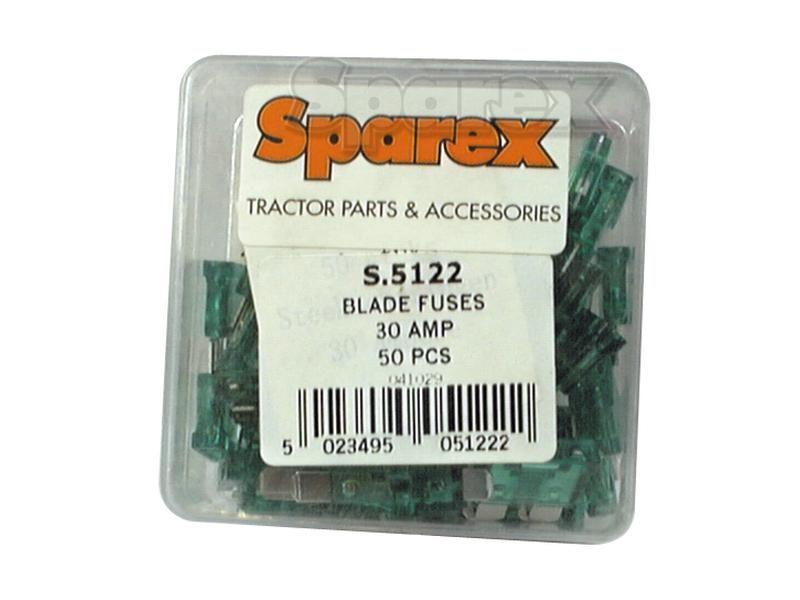 Blade Fuse 30A, 50 pcs. Agripak
