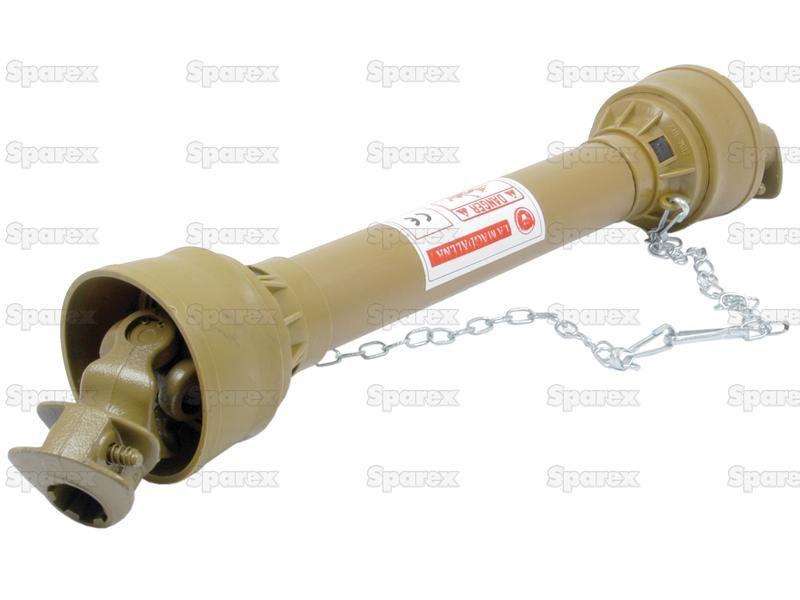 PTO Shaft - (Lz) Length: 1110mm, 1 3/8'' x 6 Spline Q.R. to 1 3/8'' x 6 Spline Q.R.