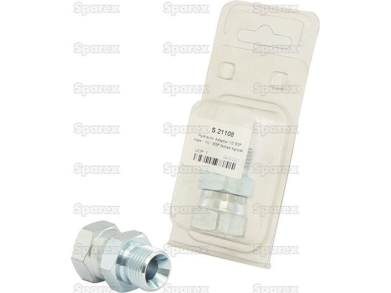 Hydraulic Adaptor 1/2''BSP male - 1/2'' BSP female Agripak
