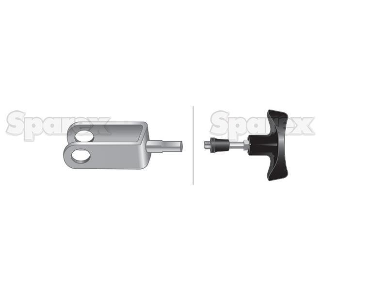 Hitch Pick Up Cable (665mm) for Massey Ferguson 300 Series | (3701955M91)