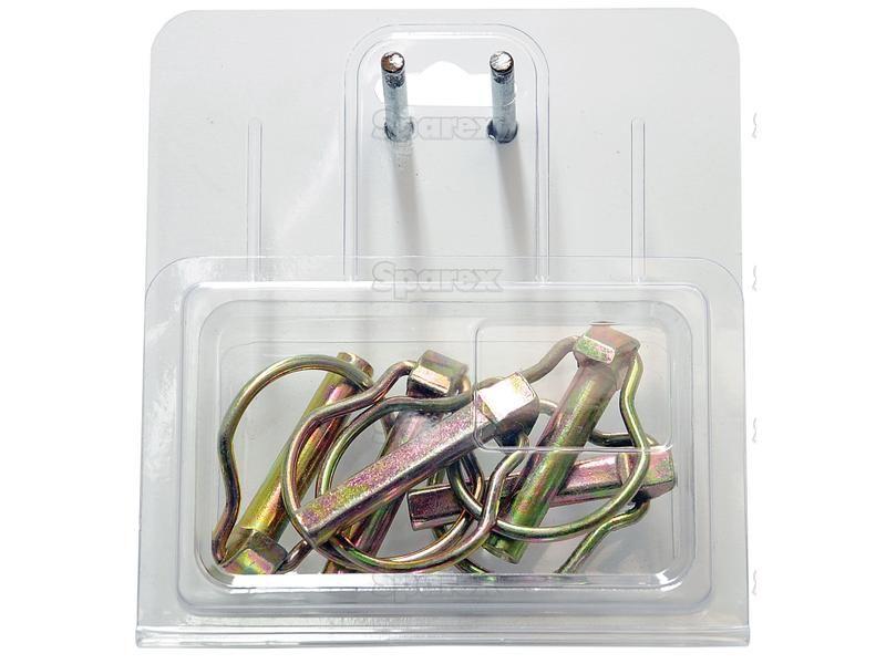 Pear Linch Pin, Pin Ø9.5mm x 44.5mm (5 pcs. Agripak)