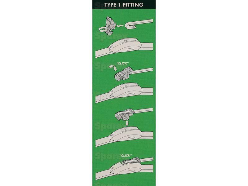 Wiper Blade - 16'' (410mm) Lucas (LWFB16)