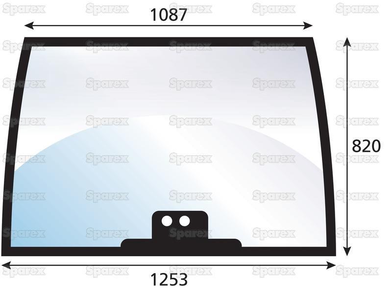 Windscreen for Fendt FAVORIT 512 C
