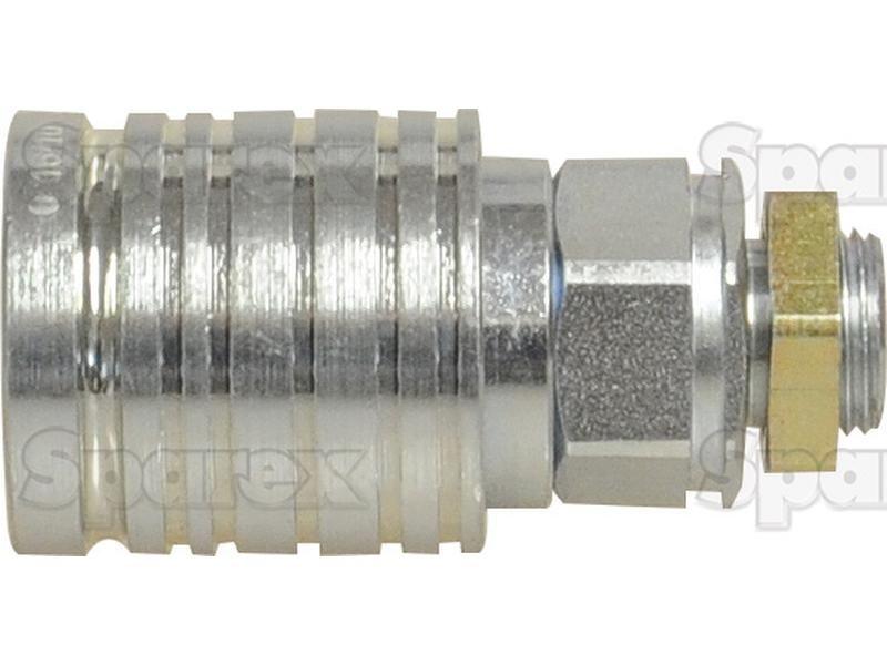 Sparex Quick Release Hydraulic Coupling Female 1/2'' Body x M18 x 1.50 Metric Male Thread for John Deere 2950 (2050 Series)
