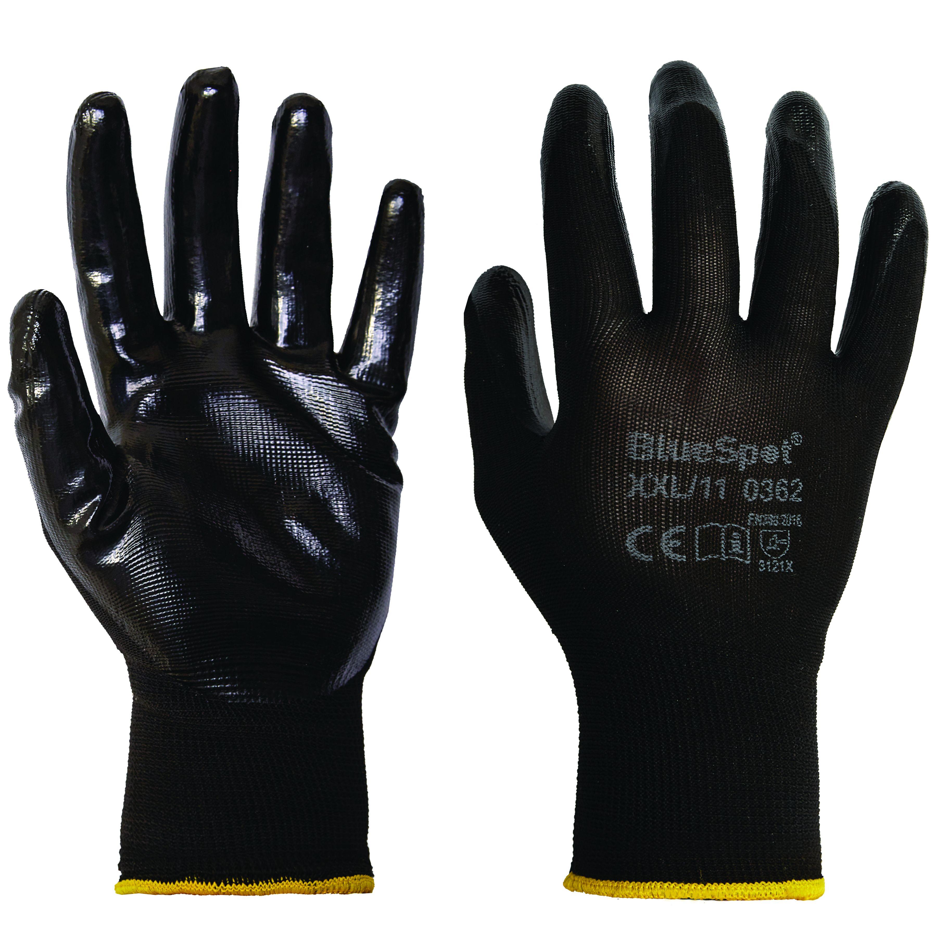 Blue Spot Tools Nitrile Grip Gloves (XXL)