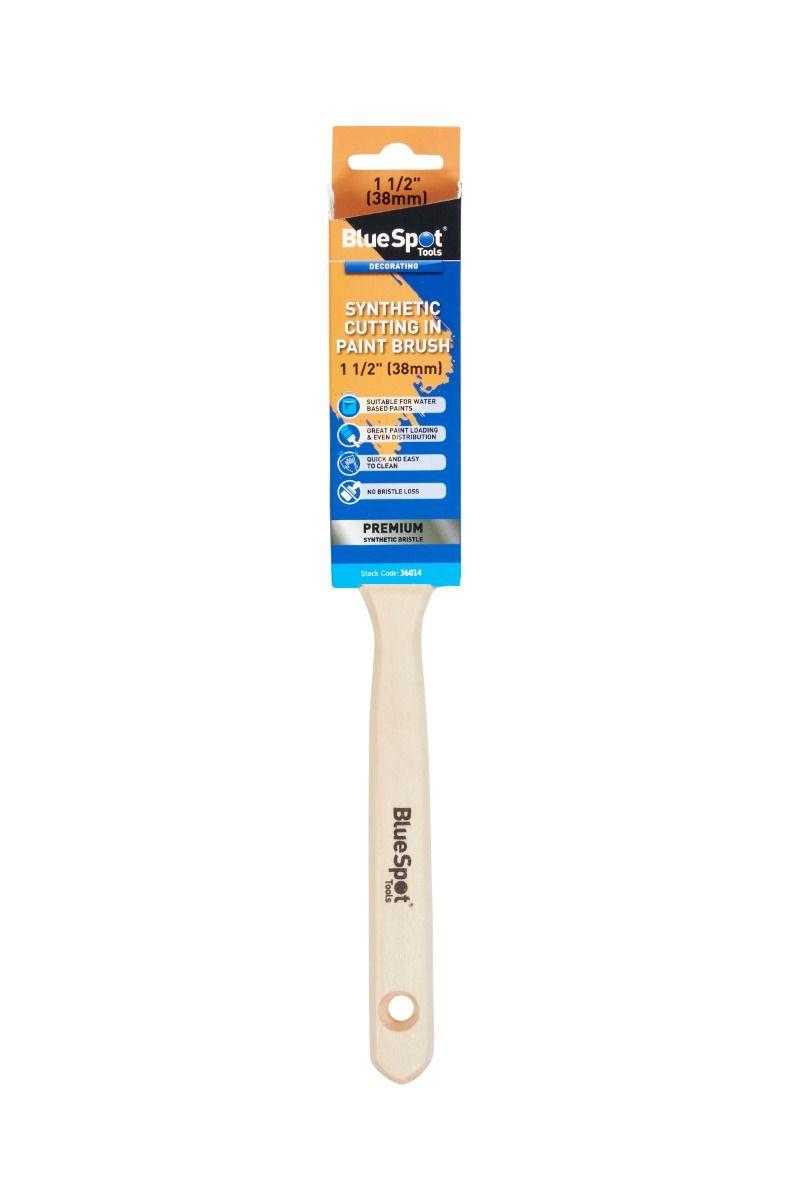 Blue Spot Tools 1 1/2" (38mm) Synthetic Cutting In Paint Brush