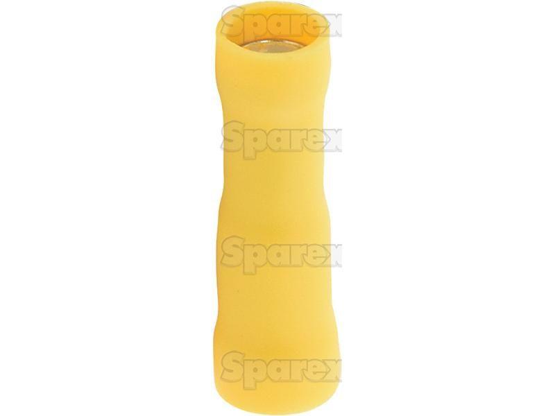 Pre Insulated Bullet Terminal, Double Grip - Female, 5.0mm, Yellow (4.0 - 6.0mm)