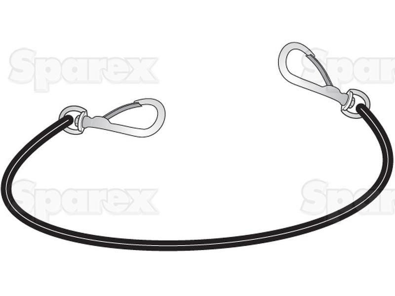 Top Link Release Cord, Length: 1.5M. Landini, Massey Ferguson