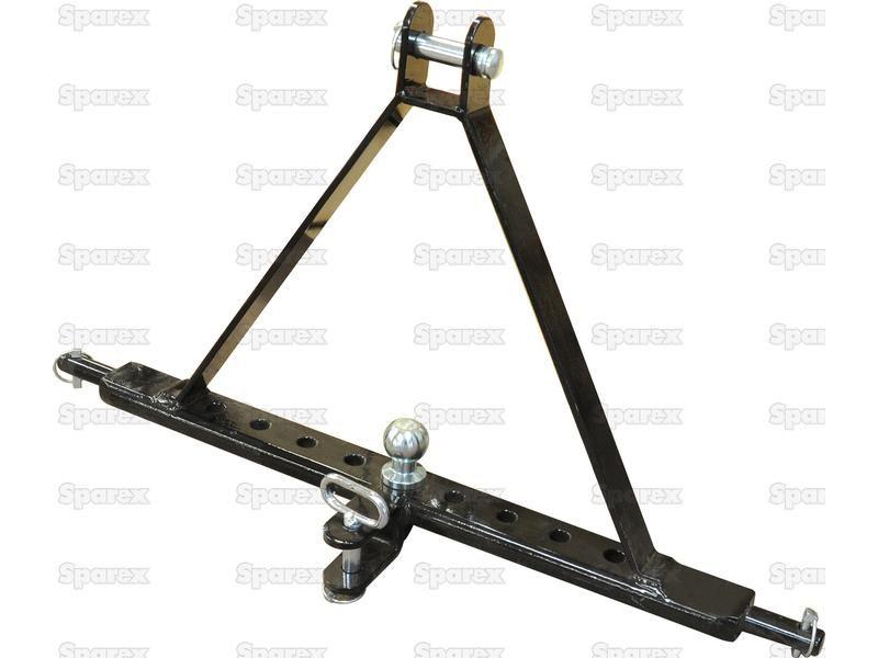 Drawbar Hitch System (Cat. 2) No. holes: 9, 932mm.