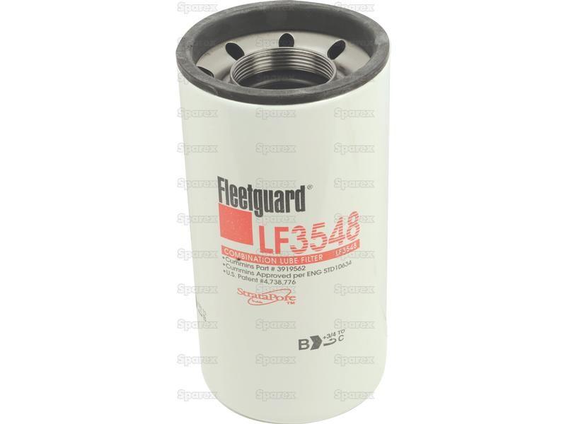Oil Filter - Spin On - LF3548 for Massey Ferguson 9240 (Articulated N.A. Series)