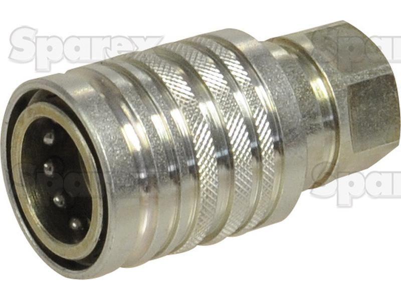 Sparex Quick Release Hydraulic Coupling Female 1/2'' Body x 3/4'' UNF Female Thread for Landini LARGE 16500