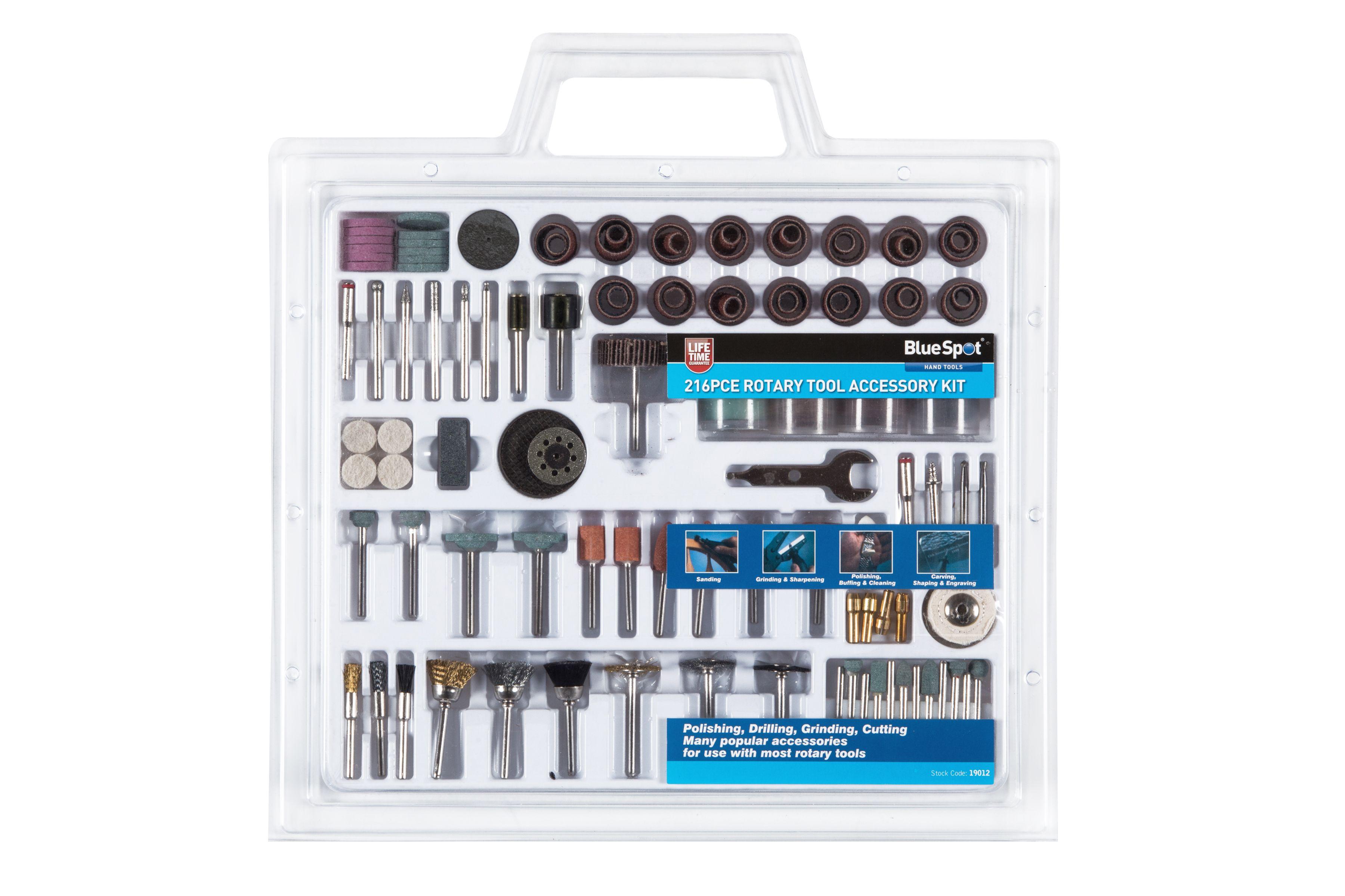 Blue Spot Tools 216 PCE Rotary Tool Accessory Set