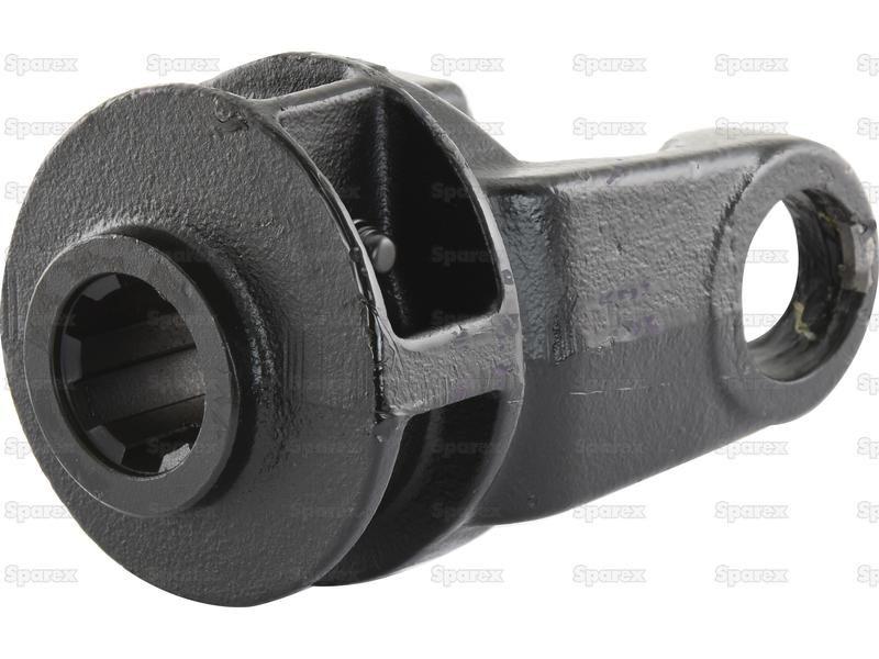 PTO Yoke - Quick Release (U/J Size: 27 x 74.5mm) Size: 1 3/8"-6 Spline Bondioli & Pavesi (5070E0355)