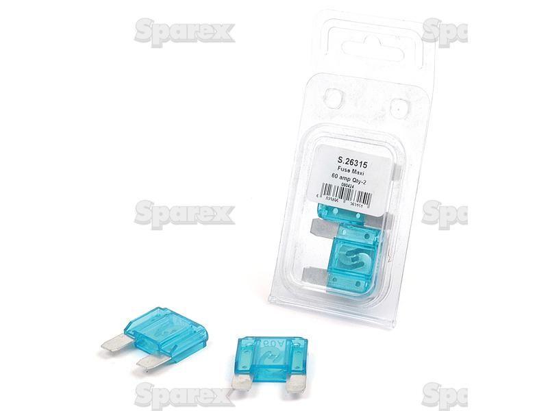 Maxi Blade Fuse Amps Blue x 2 pcs. Agripak