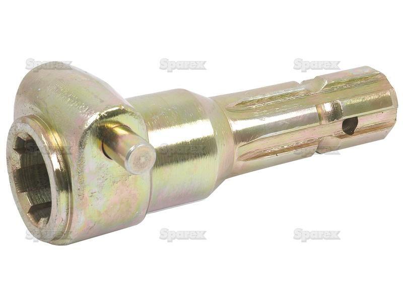 PTO Adaptor - Female spline 1 3/8'' - 6 x Male spline 1 3/8'' - 6 with Quick Release Pin.
