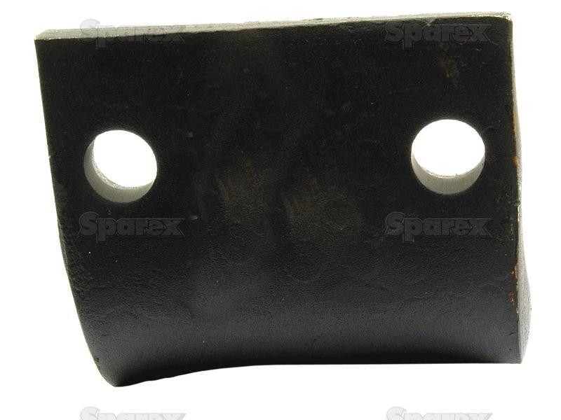 Power Harrow Blade 110x16x330mm LH. Hole centres: 76mm. Hole Ø 17.5mm. Replacement forDowdeswell. for Dowdeswell VARIOUS