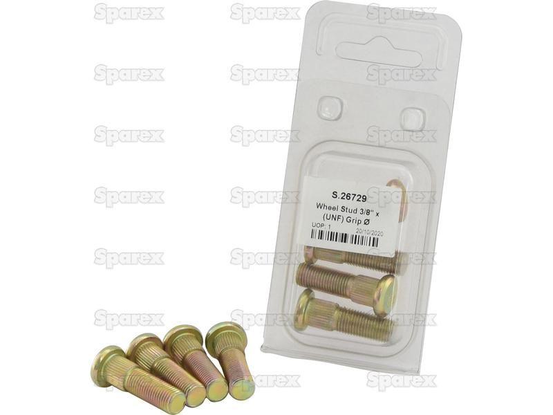 Wheel Stud 3/8'' x '' (UNF) Grip Ø: '' ( )