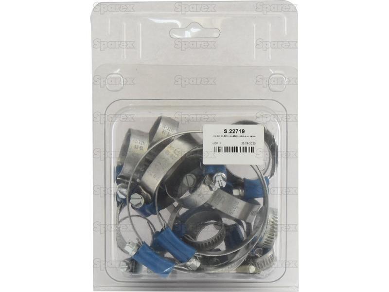 Hose Clip, Min Ø8mm, Max. Ø85mm, 20 pcs. Agripak.