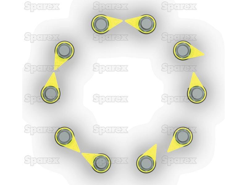 Checkpoint® Original Wheel Nut Indicator, 19mm 100 pcs.
