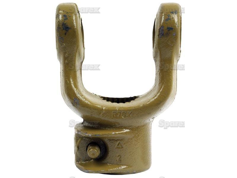 PTO Yoke - Quick Release (U/J Size: 30.2 x 92mm) Size: 1 3/8"-21 Spline Bondioli & Pavesi, La Magdalena, Massey Ferguson, Same, Walterscheid