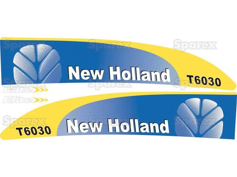 Decal Set - Ford / New Holland T6030 for Ford New Holland
