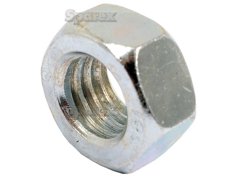 Metric Hexagon Nut, Size: M8 x 1.25mm (Din 934) Metric Coarse for Zetor