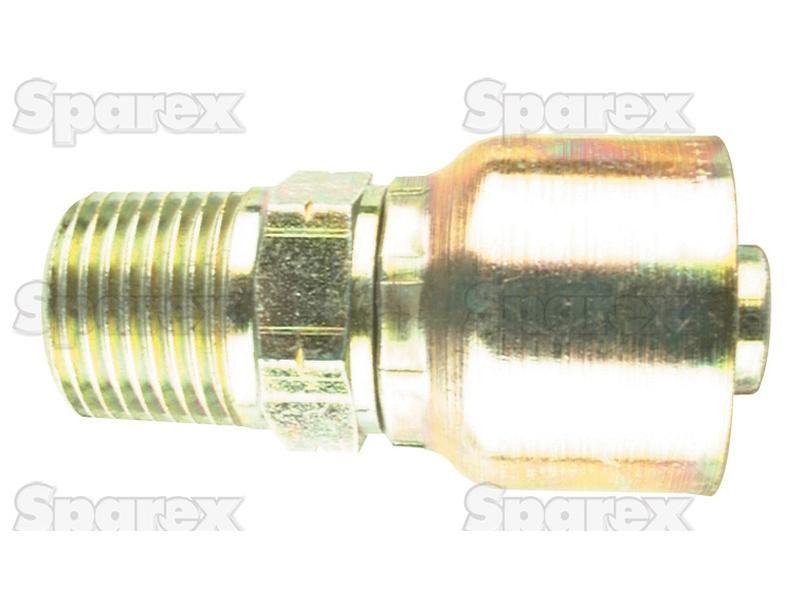 Parker BSPT Hose Insert 3/8'' x 1/2'' x 14'' Male Straight Taper PARKER HANNIFIN (19148-8-6)