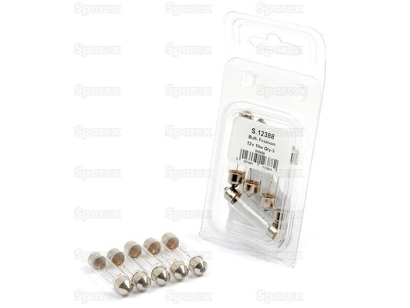 Halogen Side | Indicator Bulb, 12V, 10W, SV8.5 Base Lucas, OSRAM, Phillips
