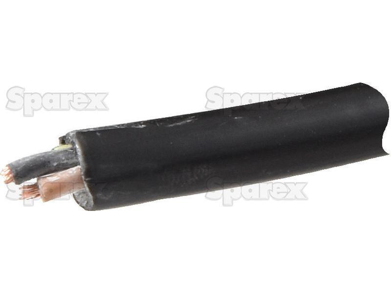 Electrical Cable - 5 Core, 1.5mm°² Cable, Black (Length: 50M), ()