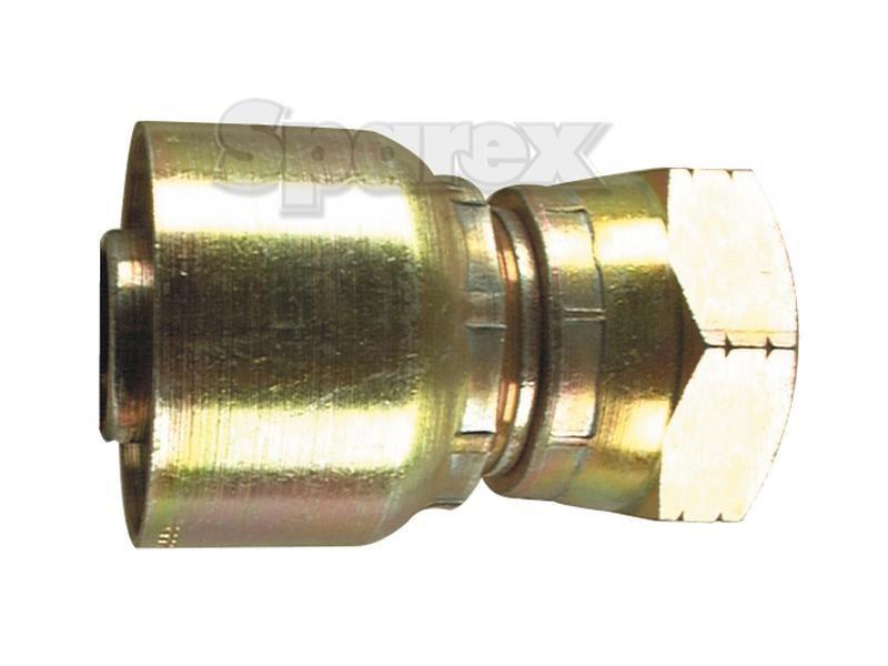 Parker BSP Hose Insert 3/8'' x 3/8'' x 19 Female Straight Swivel Flat Face PARKER HANNIFIN (1B548-6-6)