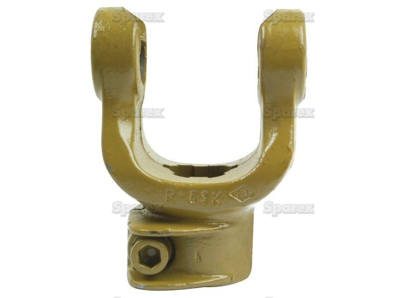 PTO Yoke - Interfering Clamp Bolt (U/J Size: 35 x 106.5mm) Size: 1 3/4"-6 Spline Bondioli & Pavesi, La Magdalena, Walterscheid