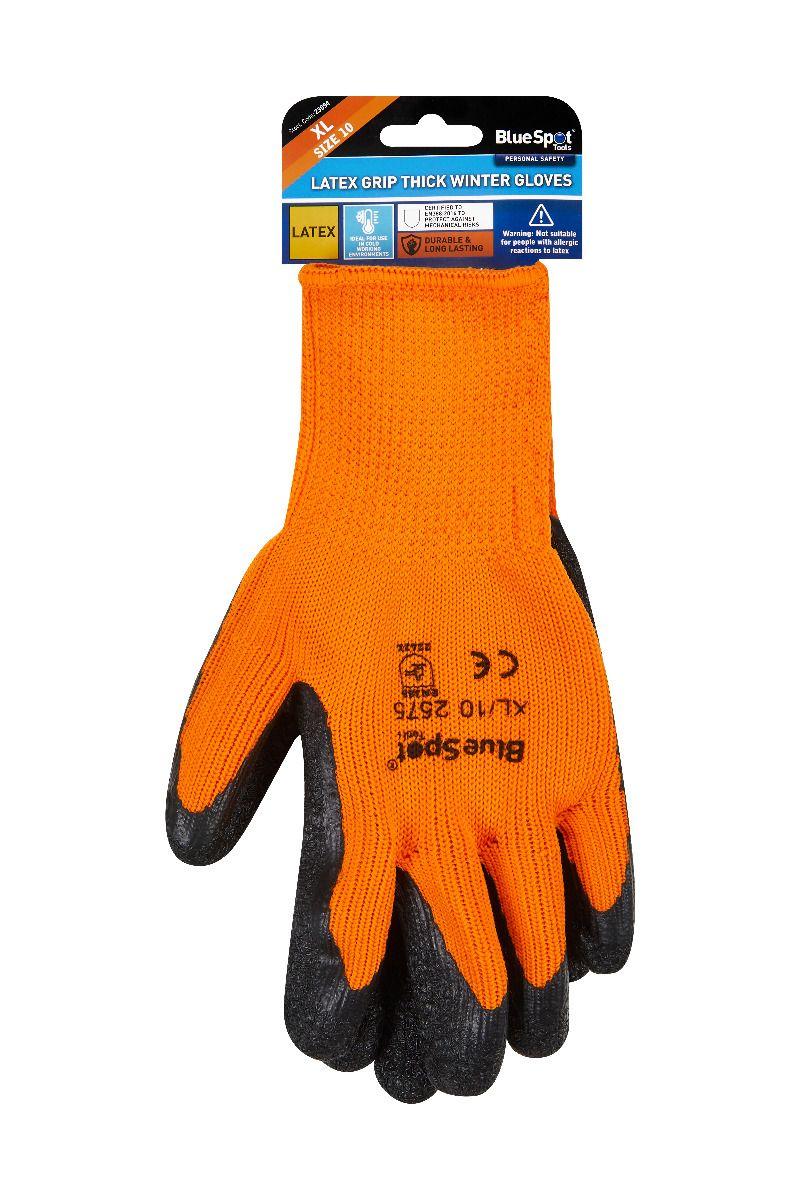 Blue Spot Tools Latex Coated Winter Glove XL
