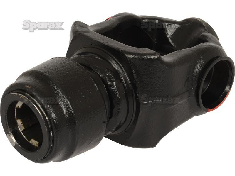 PTO Yoke - Quick Release With Auto Lock (U/J Size: 33.3 x 110.7 & 39.9 x 94.5mm) Size: 1 3/8''-6 Spline