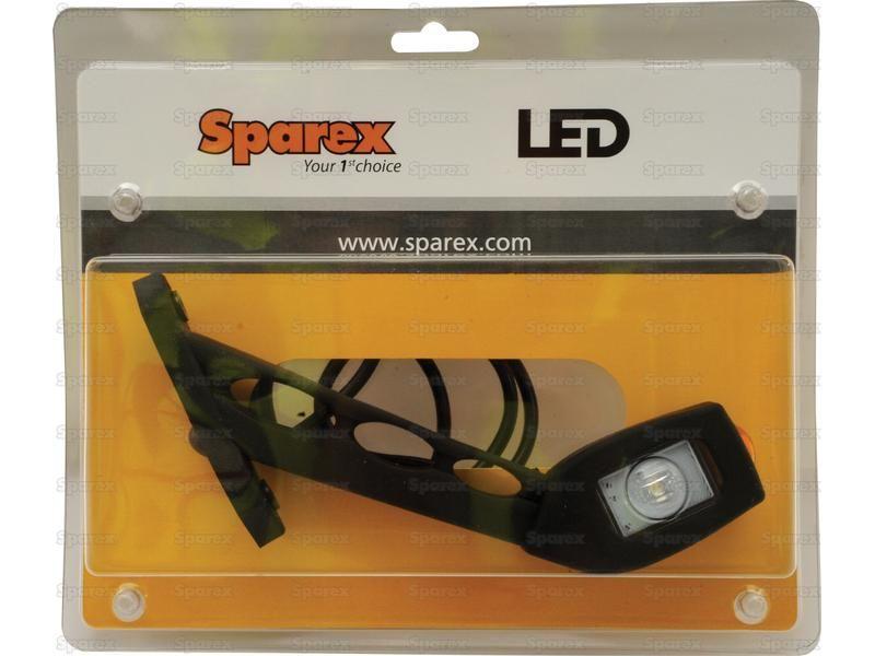 LED Outline Front, Rear & Side Facing Marker Light, RH, 12-24V