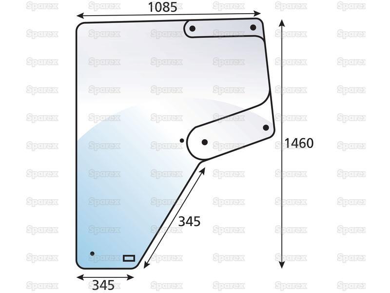 Door Glass LH