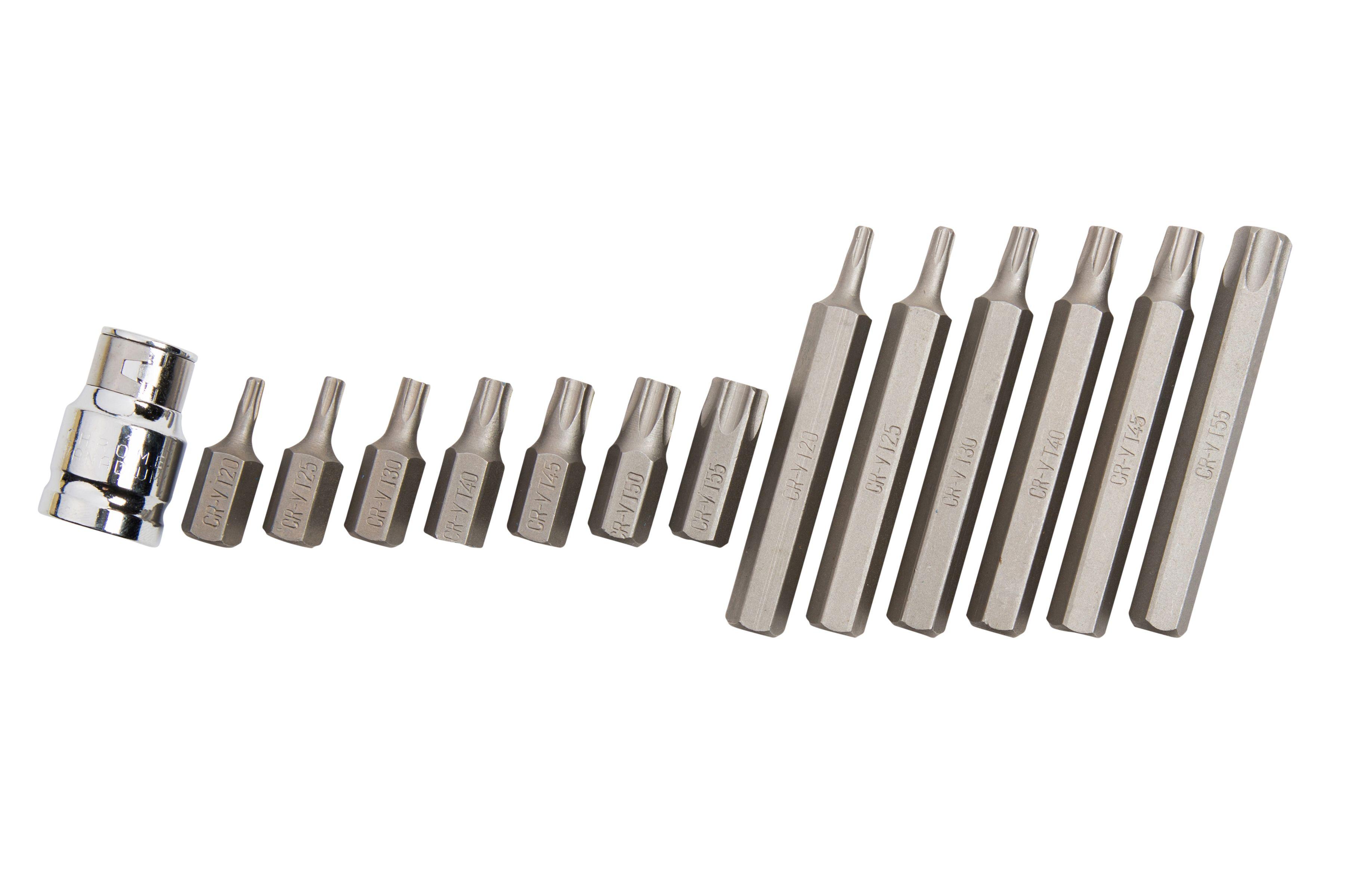 Blue Spot Tools 15 PCE 1/2" Drive Torx Bit Set (T20-T55)
