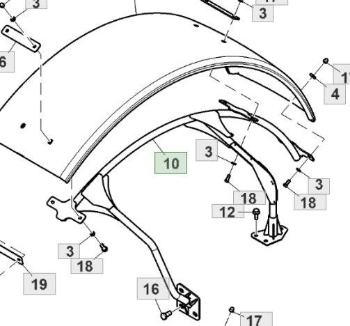 John Deere BRACKET AKK27624