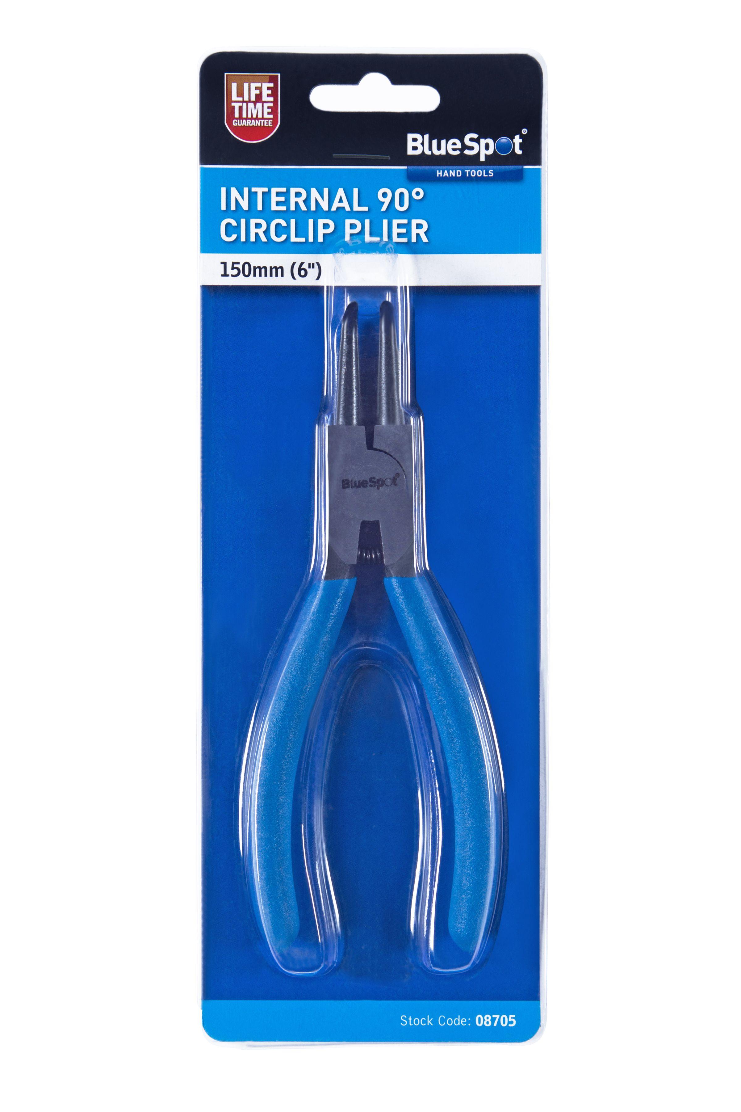 Blue Spot Tools 150mm (6") Internal Circlip Plier 90â° Tip