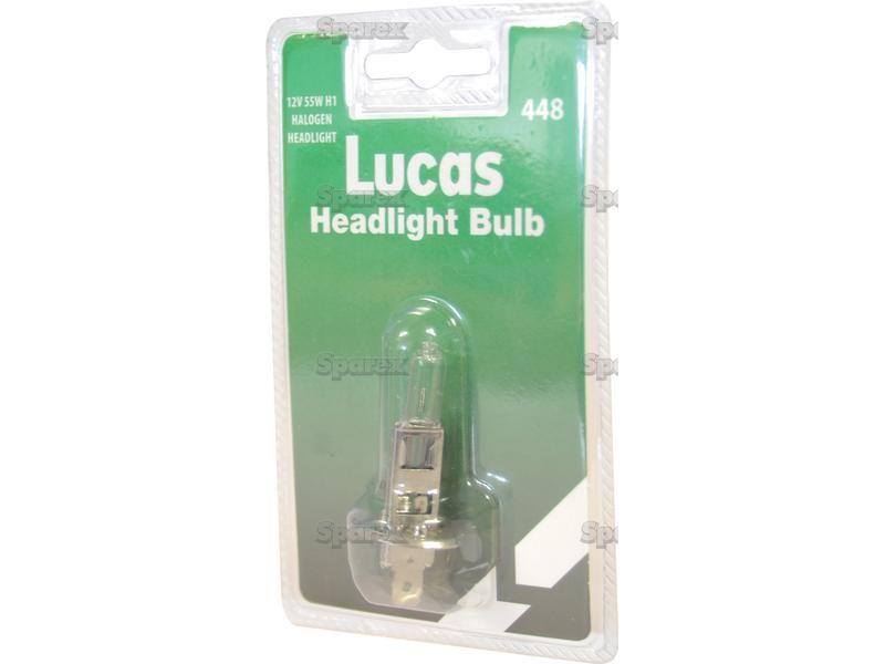 Halogen Plough Bulb, 12V, 55W, P14.5s Base Fiat, Lucas