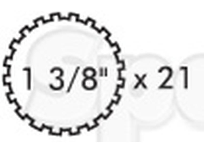 PTO Yoke - Interfering Clamp Bolt (U/J Size: 22 x 54.8mm) Size: 1 3/8"-21 Spline Bondioli & Pavesi, La Magdalena, Walterscheid
