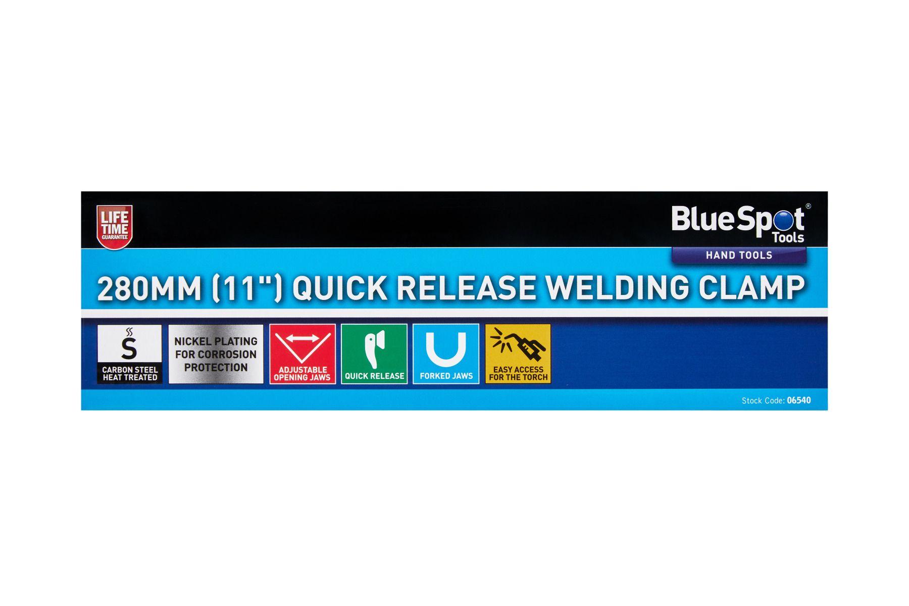 Blue Spot Tools 280mm Quick Release Welding Clamp