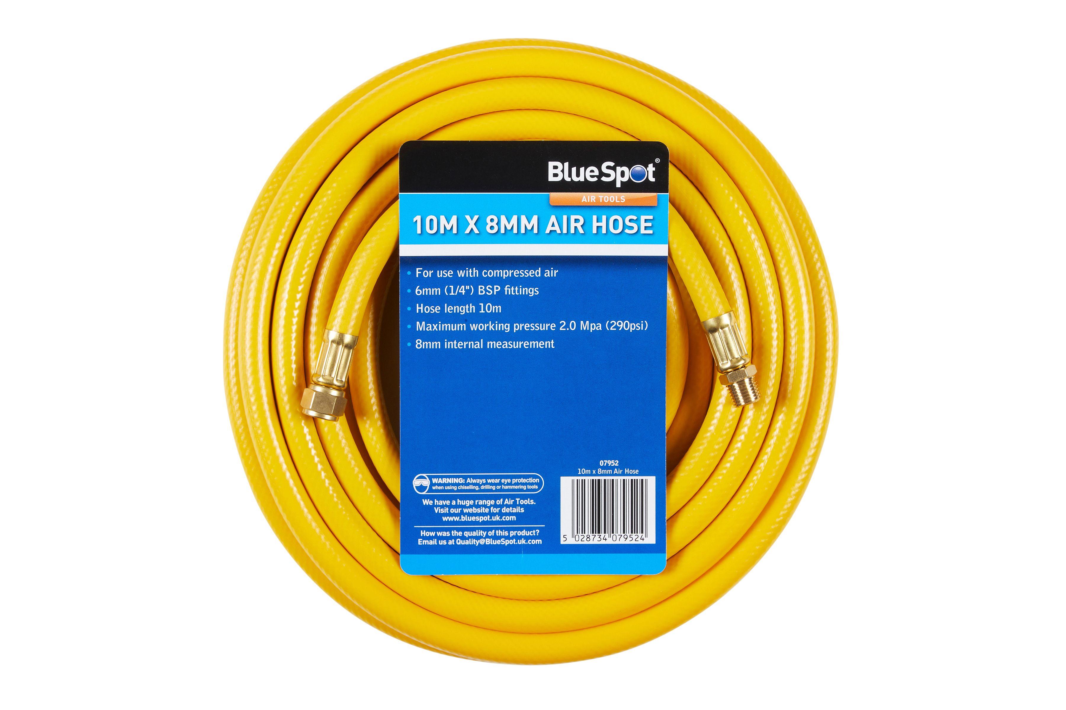 Blue Spot Tools 10mm x 8m Air Hose (High Visibility)