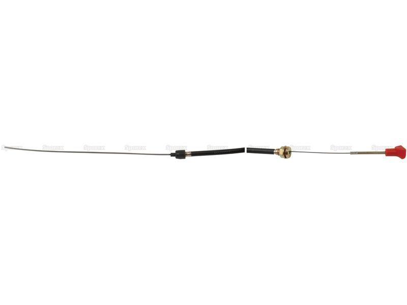 Engine Stop Cable - Length: 1775mm, Outer cable length: 1412mm. for Ford New Holland 2000 US BUILT