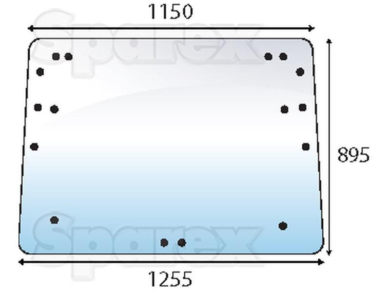 Rear Window for Renault 145-54 (52-54 Series)