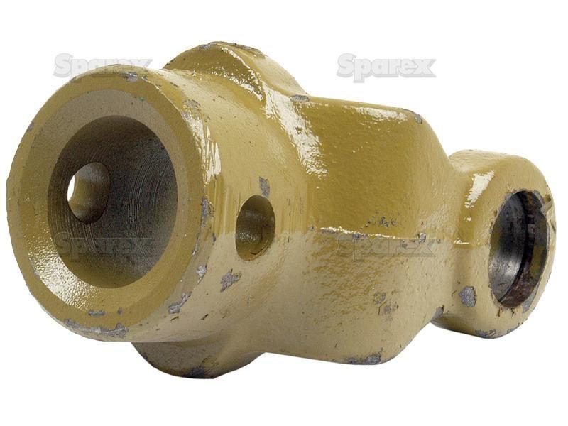 PTO Yoke - Pinhole Yoke (U/J Size: 27 x 74.5mm) Bore Ø35mm, Pin Ø: 13mm. Bondioli & Pavesi, La Magdalena, Walterscheid
