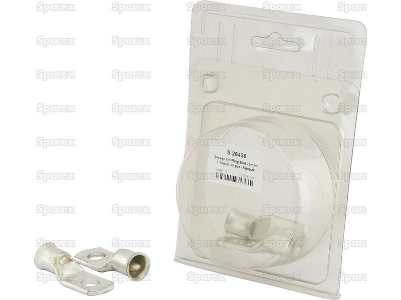 Swage On Ring Terminal 70mm°² x Ø12mm, Agripak (2 pcs.)