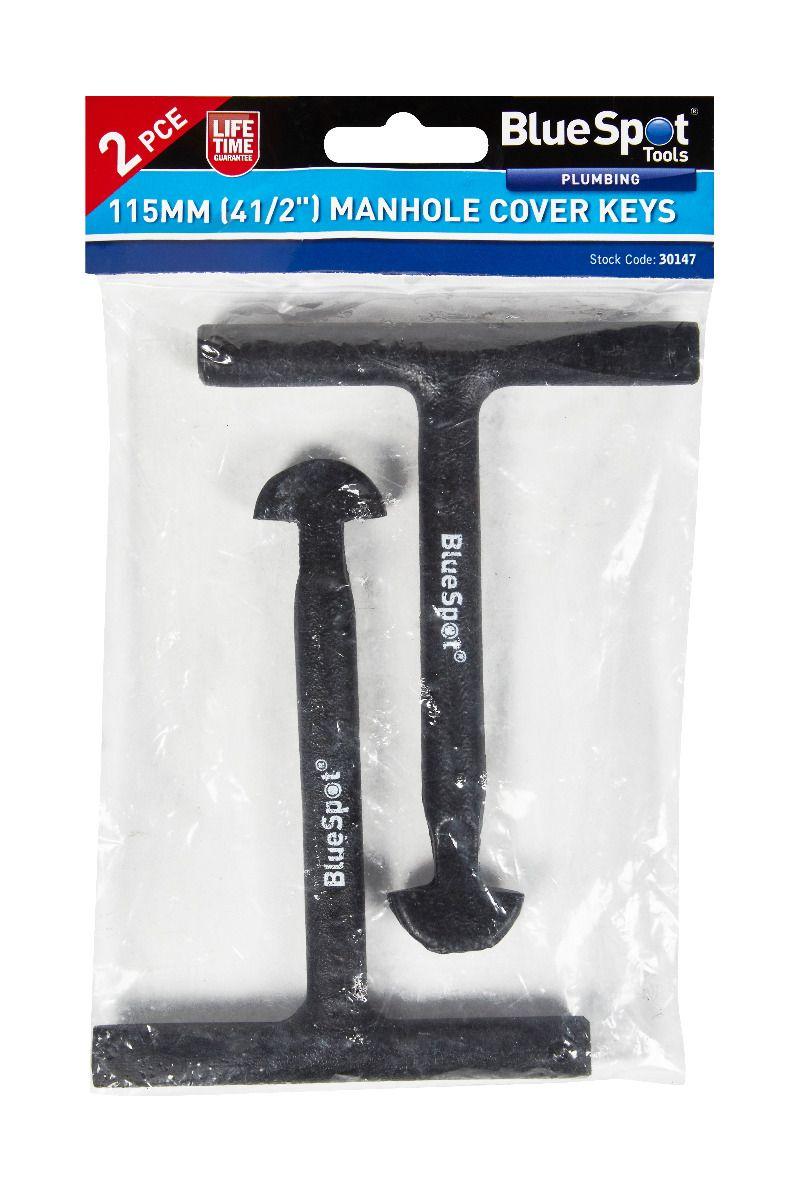 Blue Spot Tools 2 PCE 115mm Manhole Cover Keys