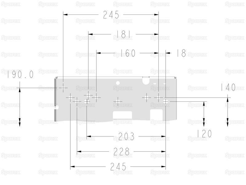 Compact Mechanical Suspension Seat for Kubota L3600 (L Series Compact)
